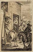Tavola tratta da: Miguel de Cervantes Saavedra, Vida y hechos del ingenioso cavallero don Quixote de la Mancha&hellip; Anversa, 1697
