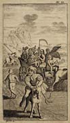 Tavola tratta da: Miguel de Cervantes Saavedra, Vida y hechos del ingenioso cavallero don Quixote de la Mancha&hellip; Anversa, 1697