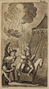 Tavola tratta da: Miguel de Cervantes Saavedra, Vida y hechos del ingenioso cavallero don Quixote de la Mancha&hellip; Anversa, 1697