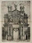 Tavola tratta da: La pompa della solenne entrata fatta dalla serenissima Maria Anna austriaca&hellip; Milano, 1651