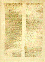 La fede battesimale dell’Ariosto, da M. Catalano, Vita di Ludovico Ariosto ricostruita su nuovi documenti, vol. I, Genève, L. Olschki, 1930-1931, p. 39